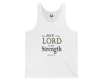 Christian Men's Tank Top: Inspirational Gym Shirt, Bible Verse