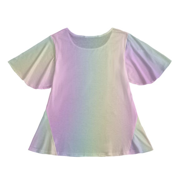 All-Over Print Women's Round Neck T-shirt With Short Sleeve