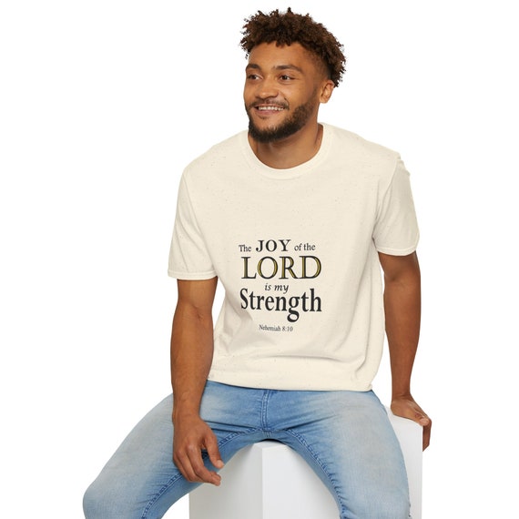 Men's Bible Verse T-Shirt: Inspirational Faith & Fitness Tee