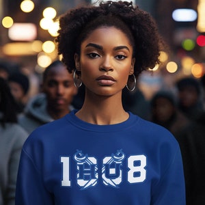 HU 1868 Cutout Crewneck Sweater | Hampton University
