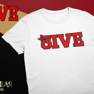 5IVE Delta Sigma Theta Sorority, Inc. Tee || DST Line Tee || ΔΣΘ T-Shirt