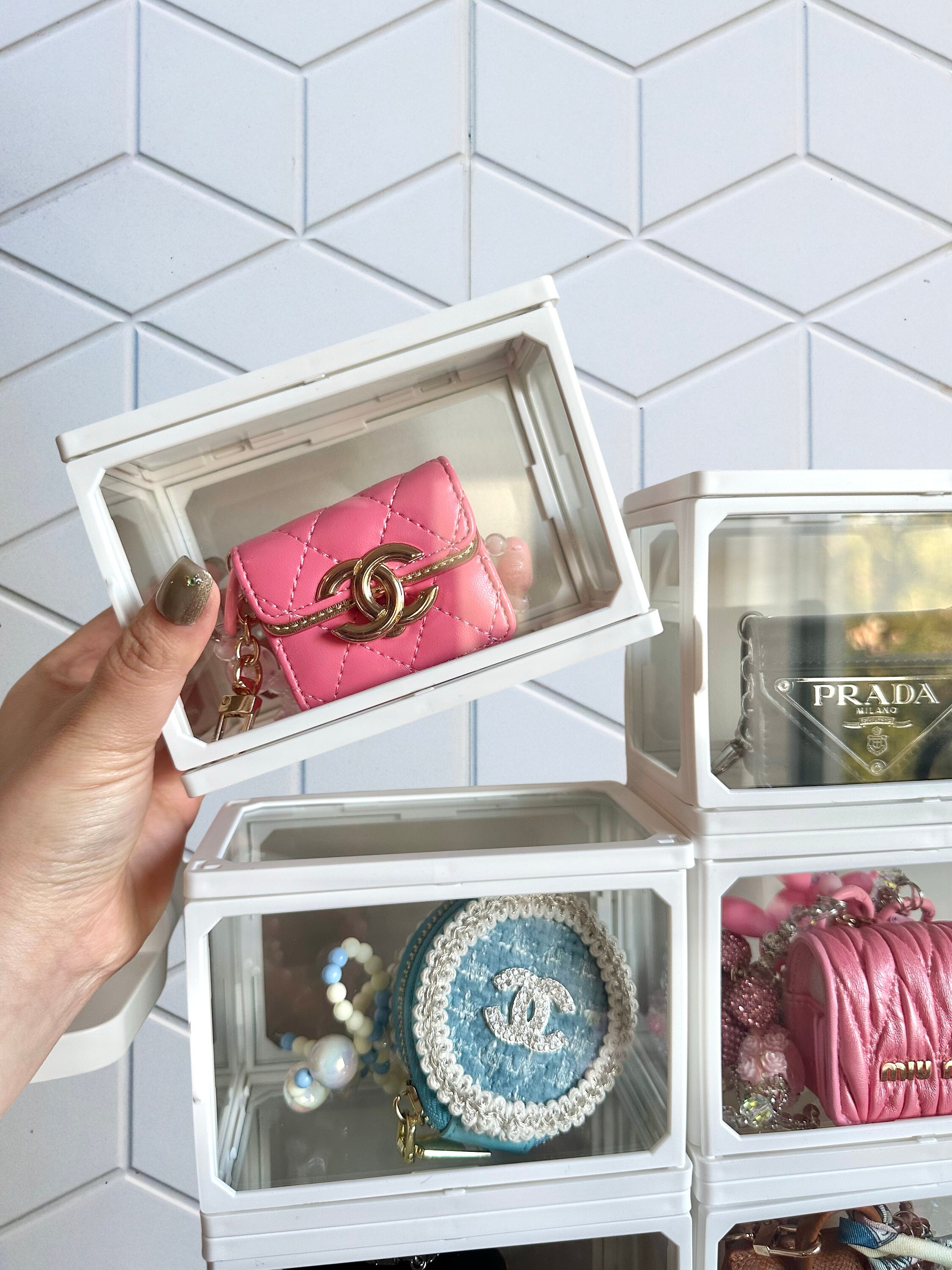 Glass Display Case Display for Figures Display Box Clear Box Stackable Assemble Display Box Etsy