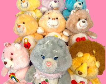 1983 Vintage Kenner Care Bear plush/ YOU PICK / Care Bear 13&#39; stuffed animals
