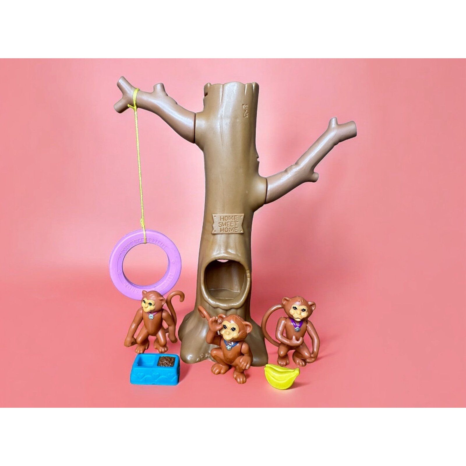 Lot Figurines Littlest Pet Shop - Singes, Chimpanzé, Gorille - Vintage Europe