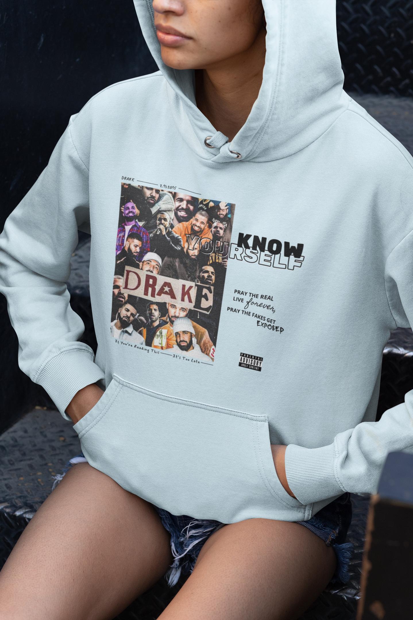 Drizzy Drake Hoodie Drake Album Art Comfy Hoodie Champagne Papi Rapper ...