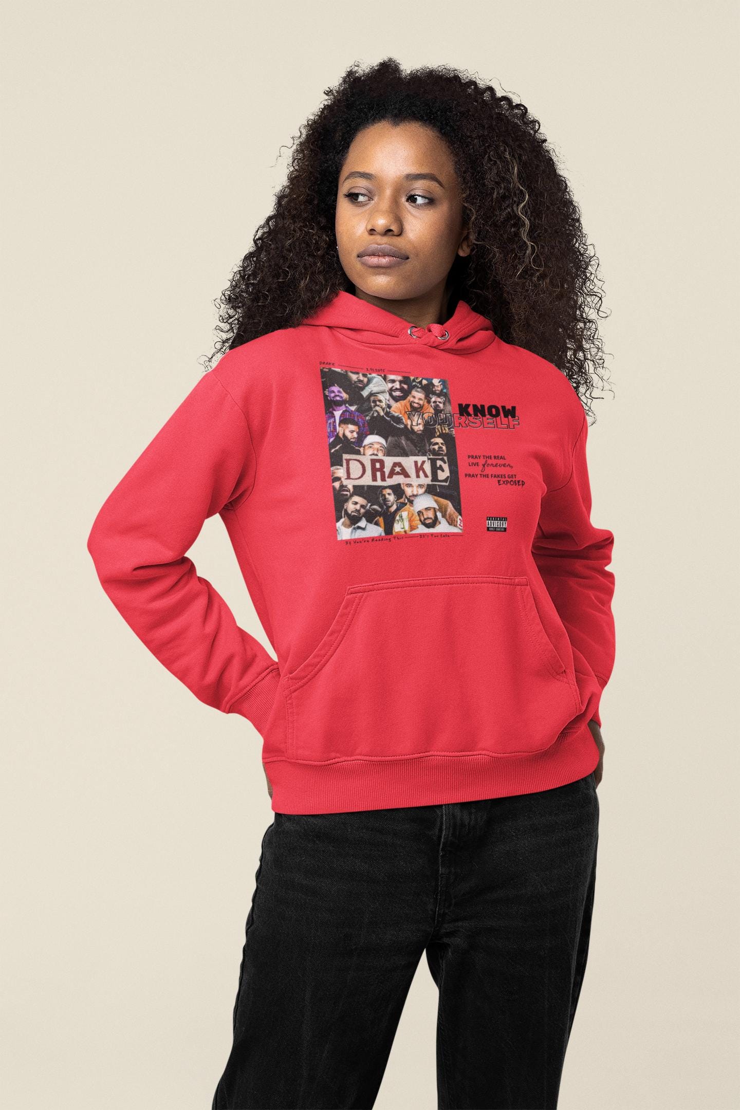 Drizzy Drake Hoodie Drake Album Art Comfy Hoodie Champagne Papi Rapper ...
