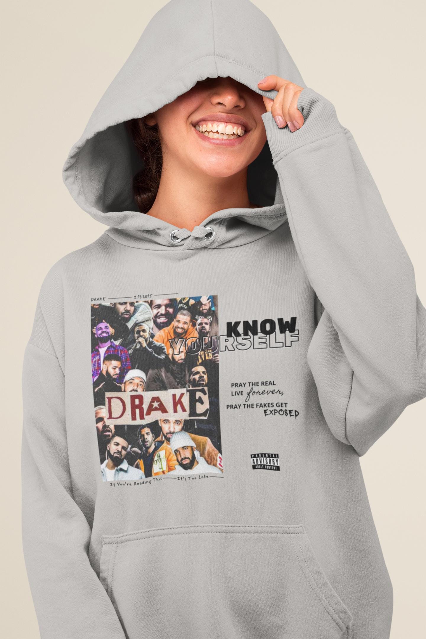 Drizzy Drake Hoodie Drake Album Art Comfy Hoodie Champagne Papi Rapper ...