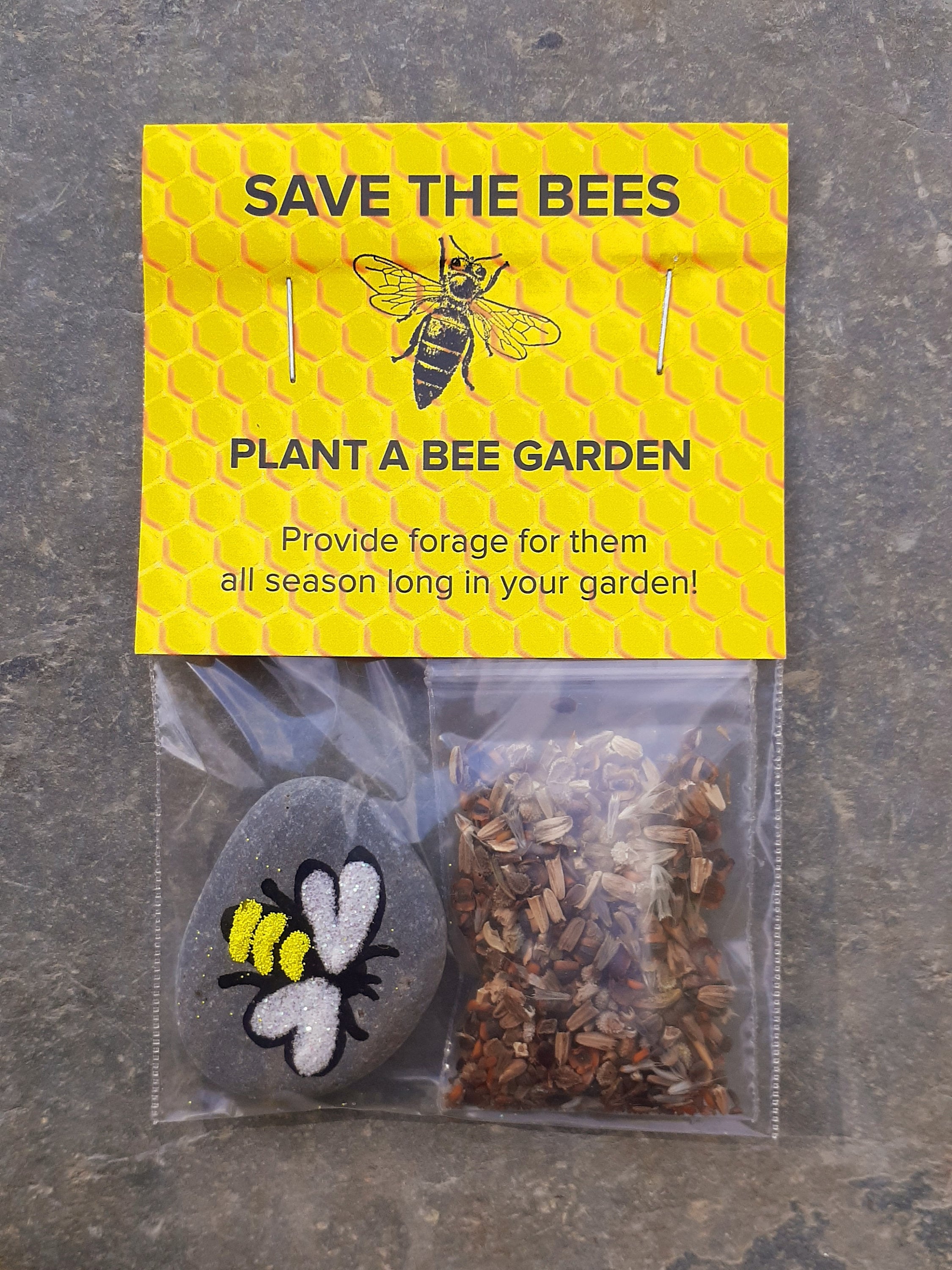 SAVE THE BEES Plant a bee garden Wildflower seed pack and Etsy
