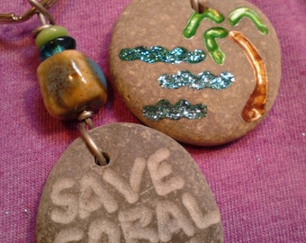 SAVE CORAL BAY Benefit Key Chain