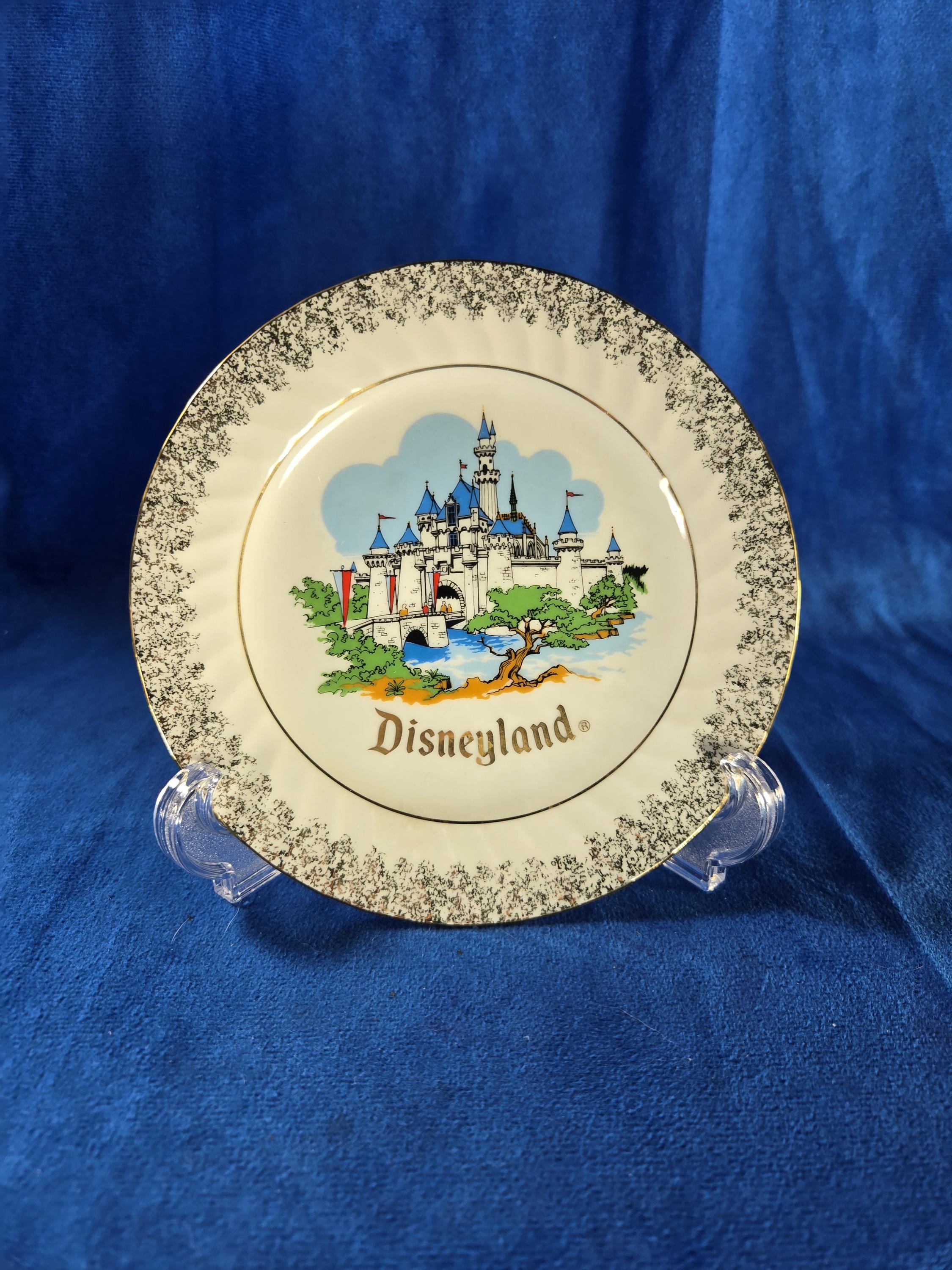 Vintage Disneyland Castle Collector Plate – Made in Japan – Walt
