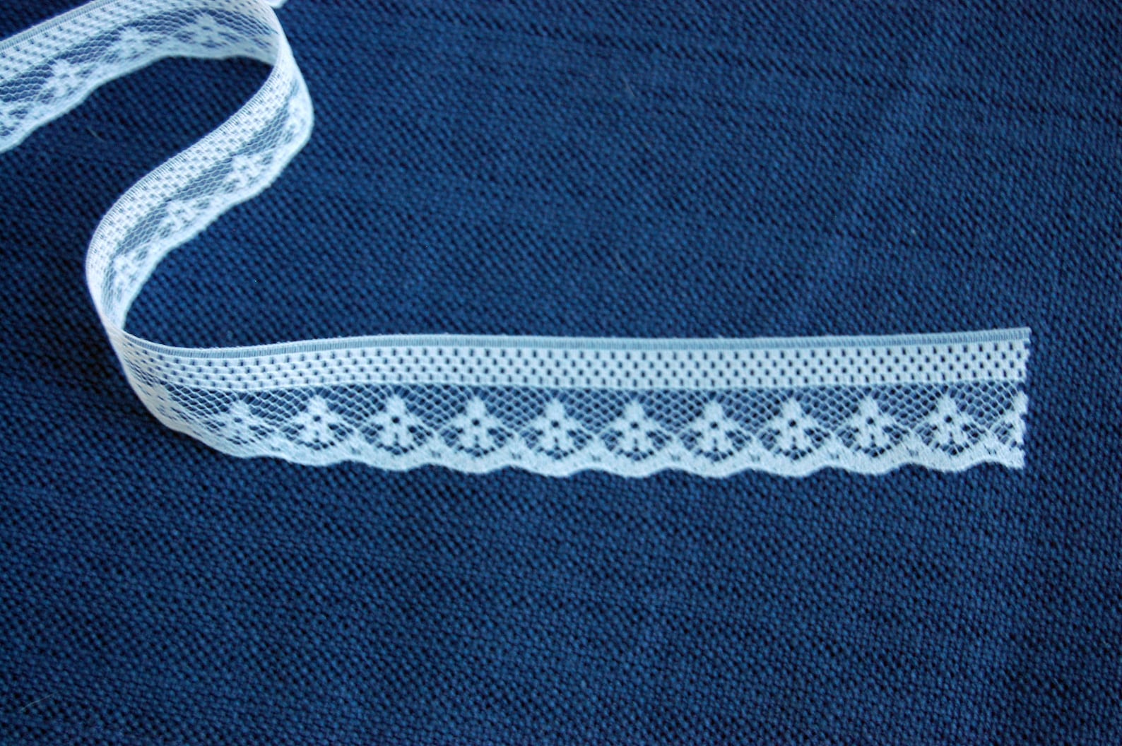 White Lace by the Yard, Floral Pattern Lace, White Sewing Lace, Neutral