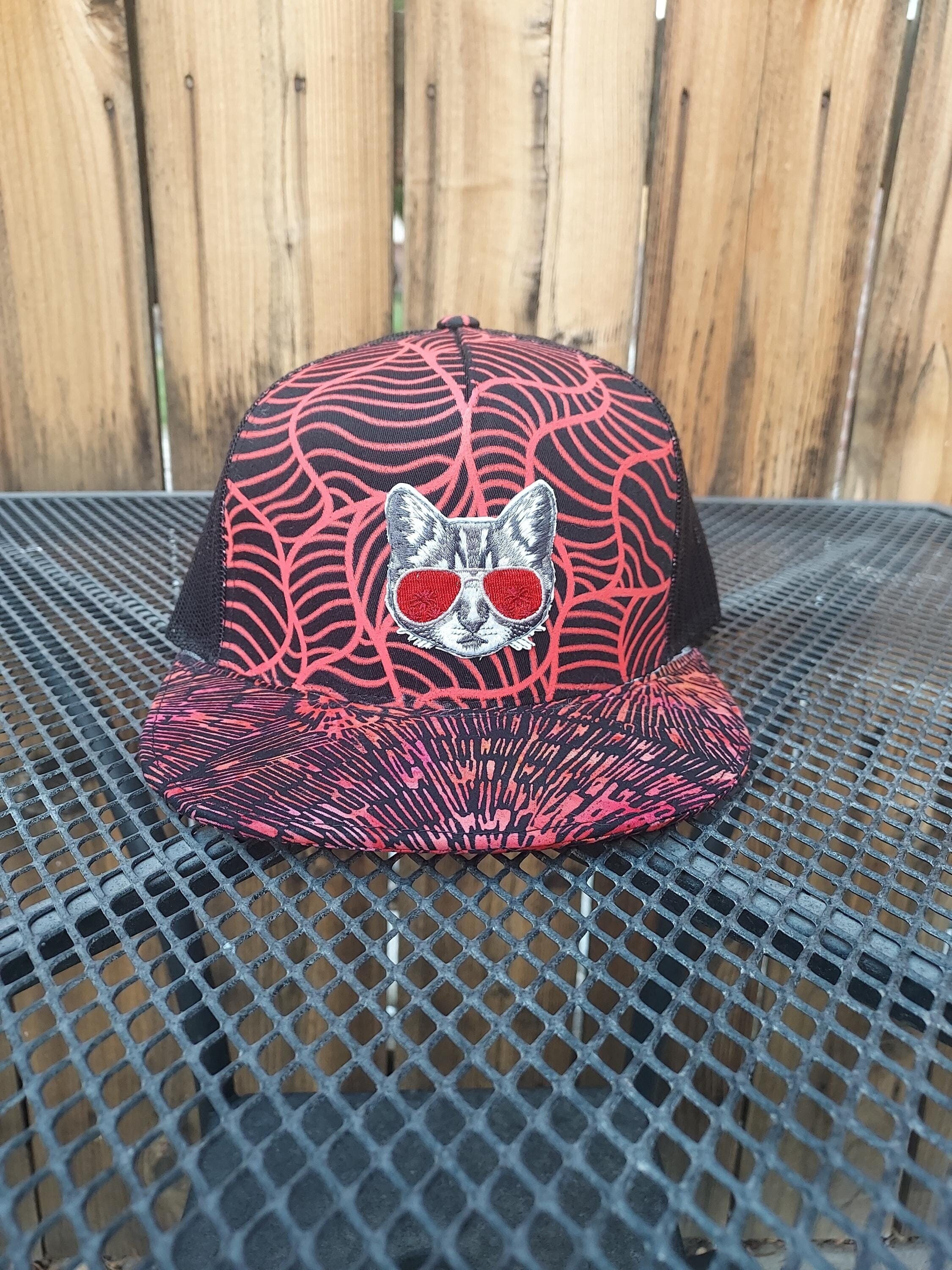 Cool Cat - Hand Painted Pattern With Customized Fabric Brim  display picture 1