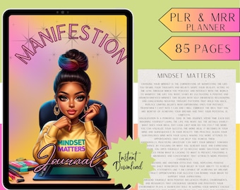 Manifestation Journal, Done For You, Affirmaties, Master doorverkooprechten, Dankbaarheid, PLR