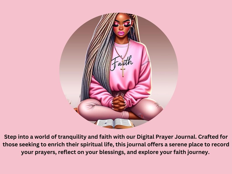 Prayer Journal. Bible Study Journal, Faith Journal, Hyperlinked Bible ...