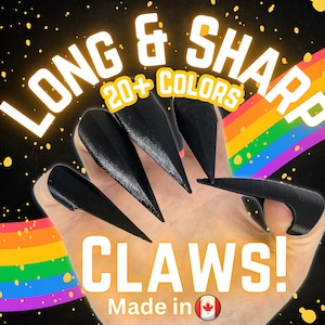 Claw Nail Rings Gothic Claw Jewellery Alt Finger Rings Cosplay Claws Costume ring Accessories Gothic Ring or Dark Fantasy Fashion