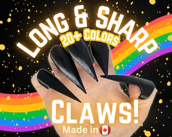 Claw Nail Rings Gothic Claw Jewellery Alt Finger Rings Cosplay Claws Costume ring Accessories Gothic Ring or Dark Fantasy Fashion