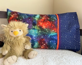 Outer Space Milky Way Stars Standard Size Pillowcase Home Decor Kids Room Candy Bag Novelty Gift