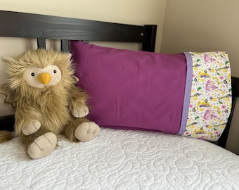 Simple Rapunzel and Pasqual Travel Size Pillowcase 12x20 inches  Novelty Gift