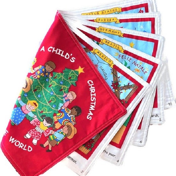 Cloth Christmas Book Etsy