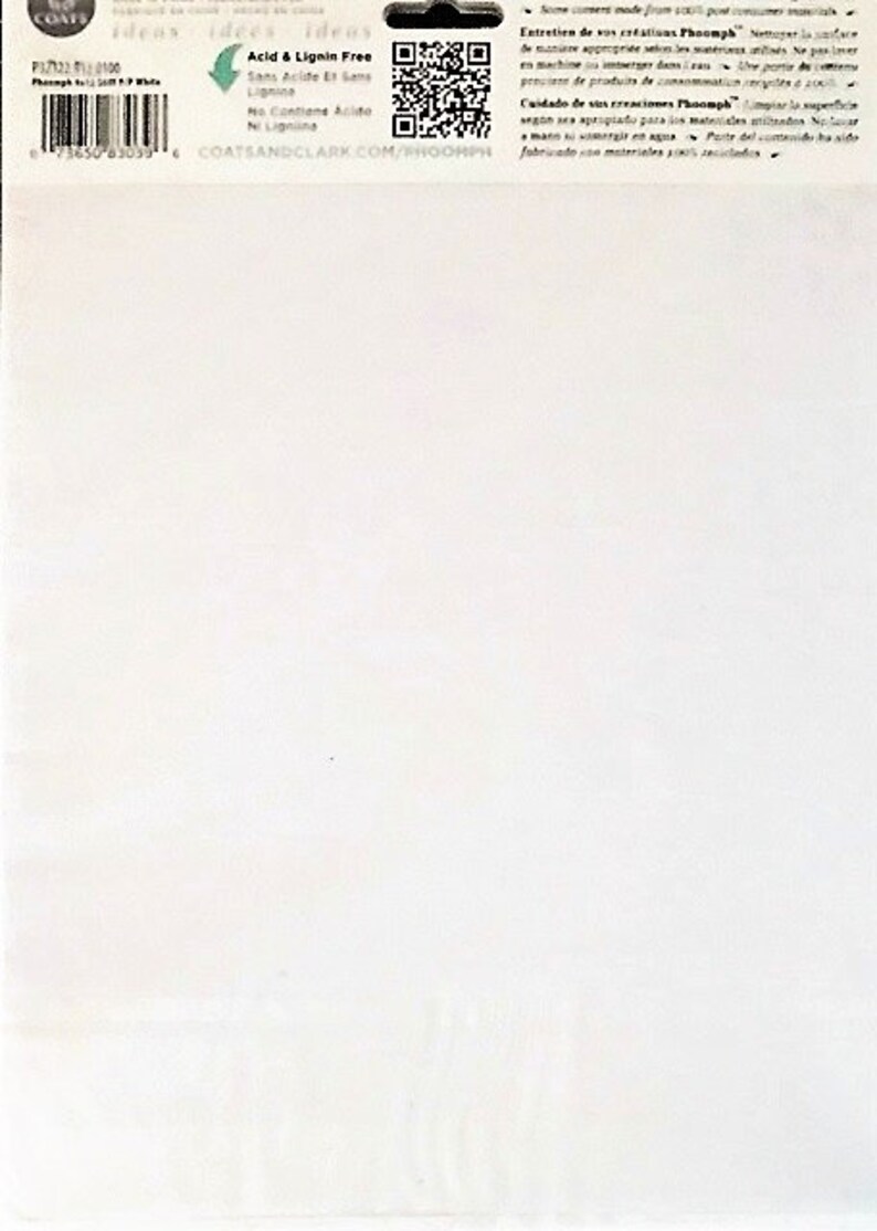 Coats and Clark Phoomph for Fabric Doublesided Fabric Bonding Sheet 22