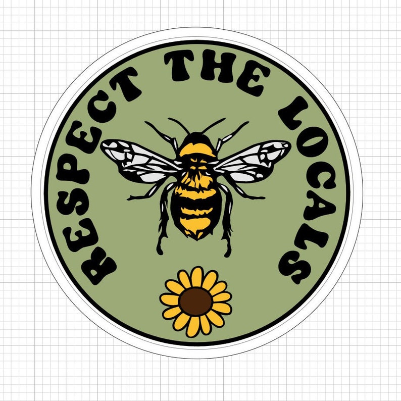 Respect Local Sticker Respect the Locals 3