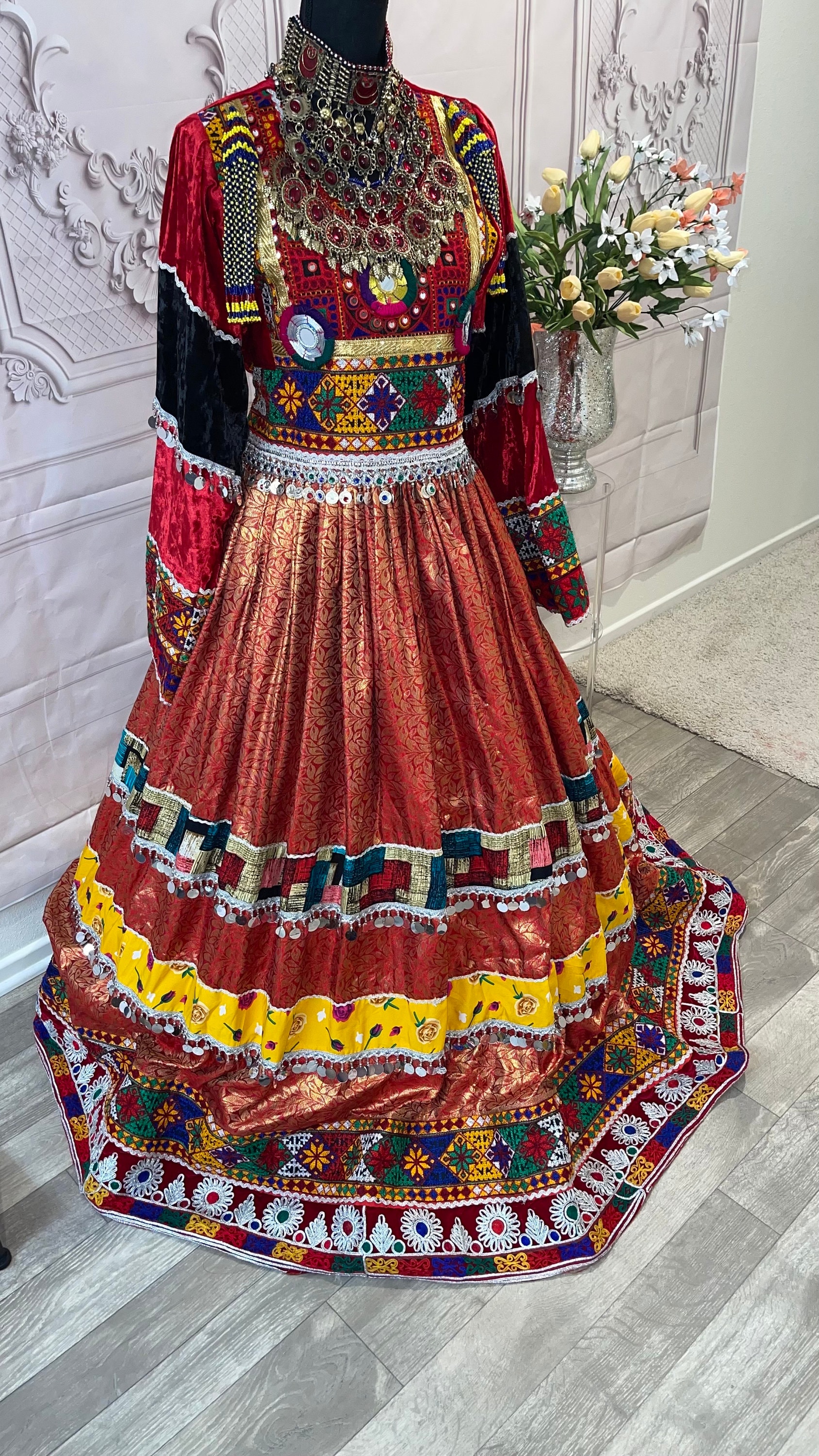 afghan dress Atlasi sourced directly from Yaldas personal closet Traditional Afghani Dress for Men