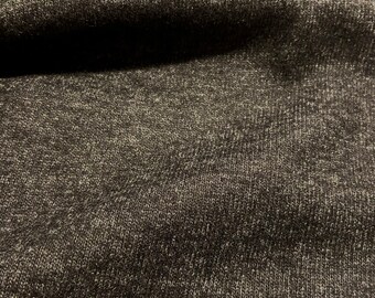 Italian milled knit fabric wool and polyester blend