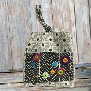 Three Ring Tote and no ring drawstring PDF bag pattern