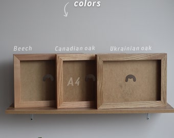 Frames with magnetic fastening, Wooden frames, Frames for children and adults, Gift frames for children, Handmade frames, Size A4