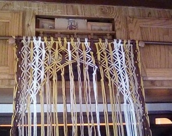 Macrame Curtain Valance Pattern - Etsy