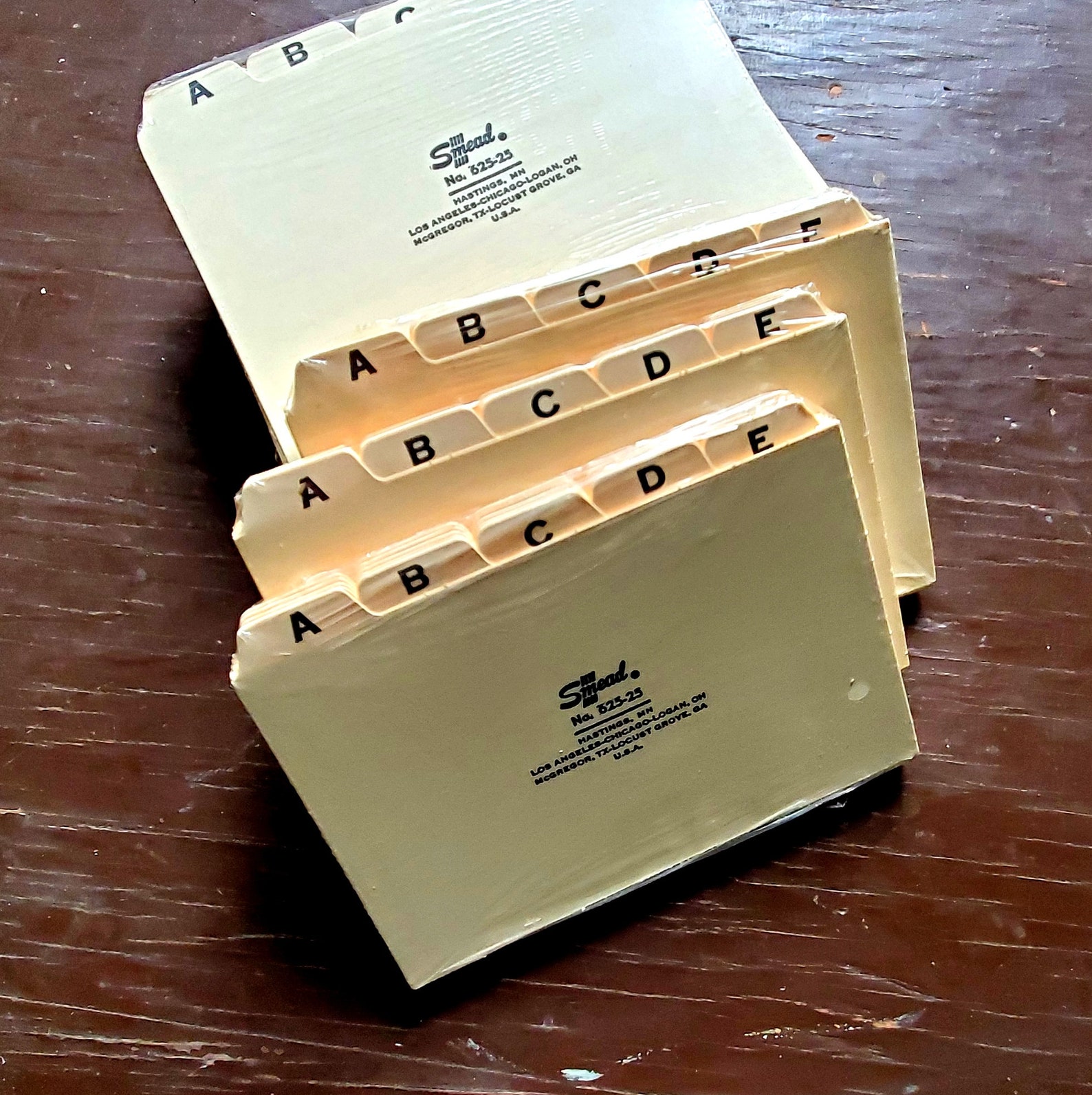 Smead Alphabetic Dividers 4x6 62525 Office scrapbook Etsy