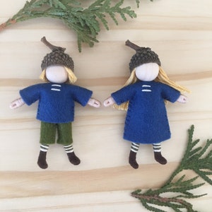 Acorn Cap Dolls | Waldorf Dolls | Bendy Dolls | Wee Folk | Dollhouse Dolls | Waldorf Dollhouse Dolls | Fairy Dolls | Acorn Dolls