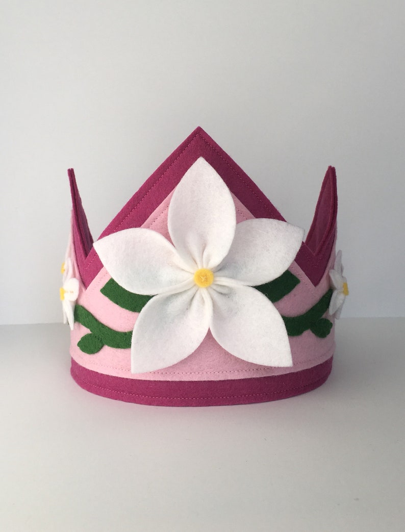 Wool Felt Flower Crown image 1