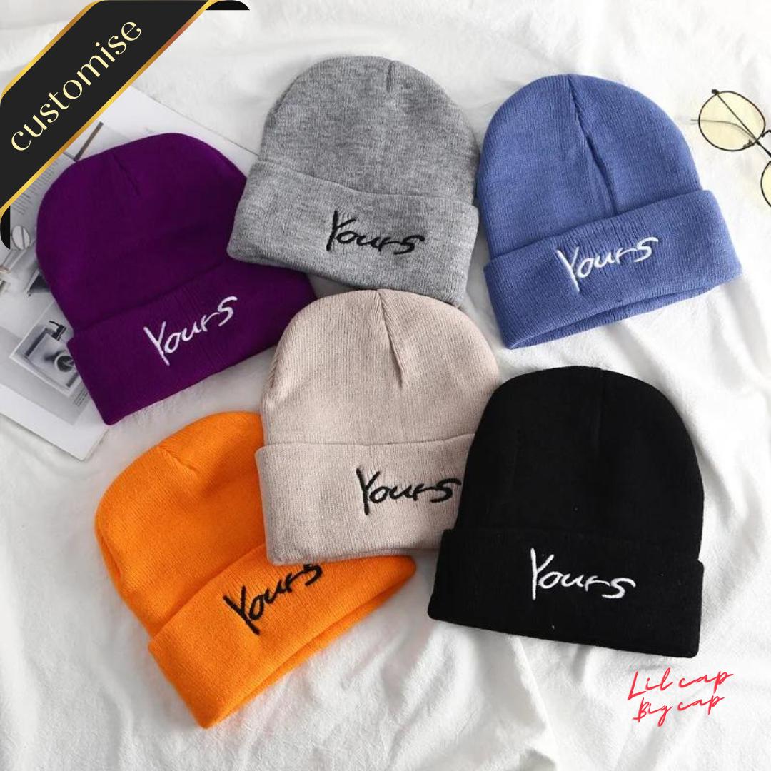 Personalized Embroidered Beanie Winter Hat Classic Beanies for Adults Winter Beanies Warm Hats Custom Beanie Custom Logo/Text Hats