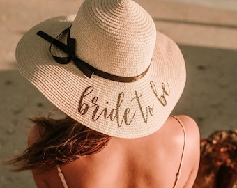 Custom Embroidered Sun Hat: Personalized Beach Floppy Hat