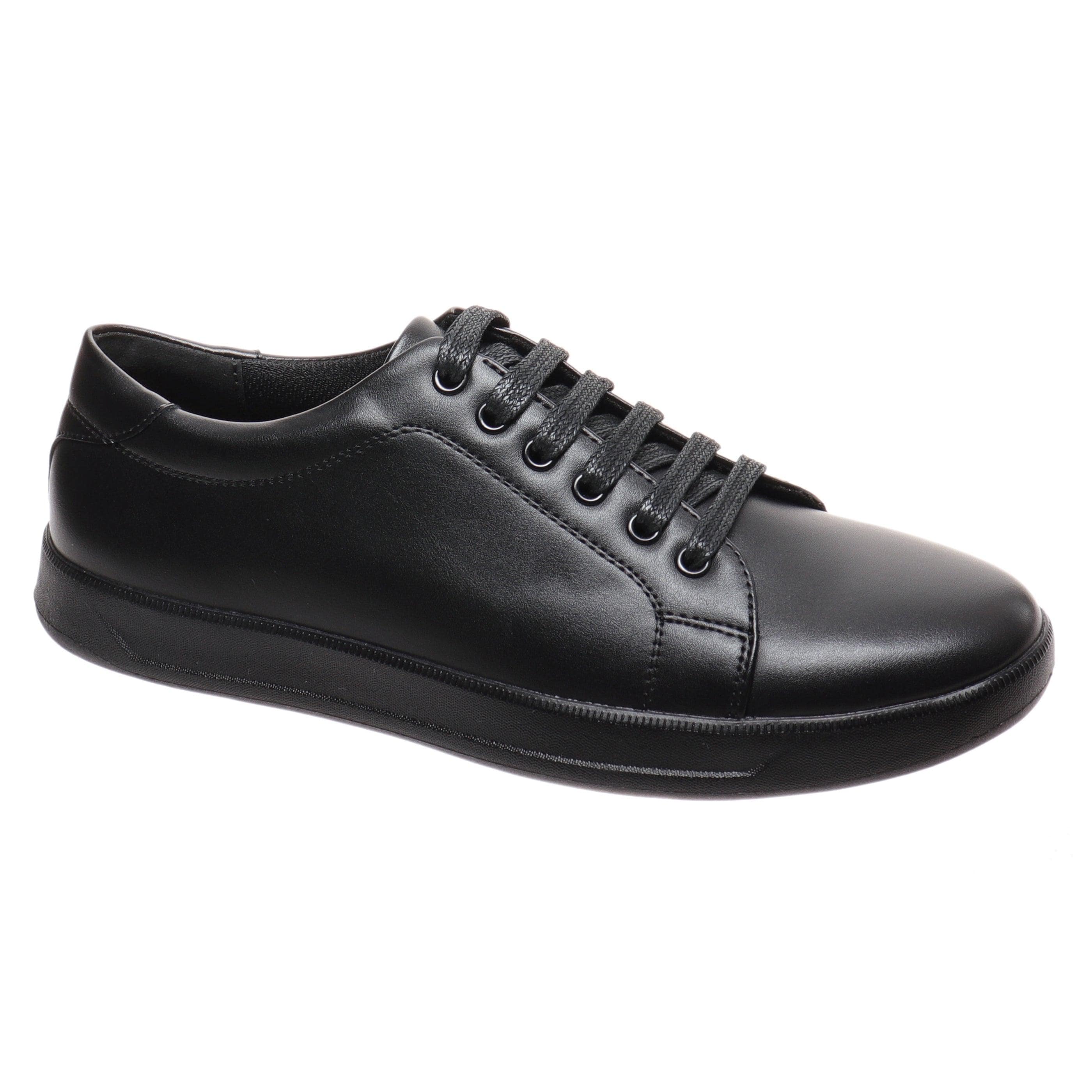 Men s Lace up Leather Sneaker Etsy
