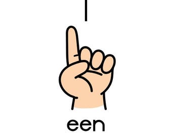 A4 Afrikaanse Telkaarte 0-10