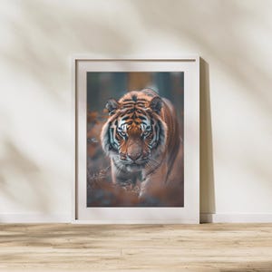 Wild Animal Photography, Siberian Tiger Wall Art, Realistic Wild Animal Print, Wildlife Pictures, Forest Wildlife Poster, Animal Lover