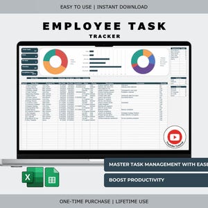 Employee Task Tracker: Excel Team Project Management
