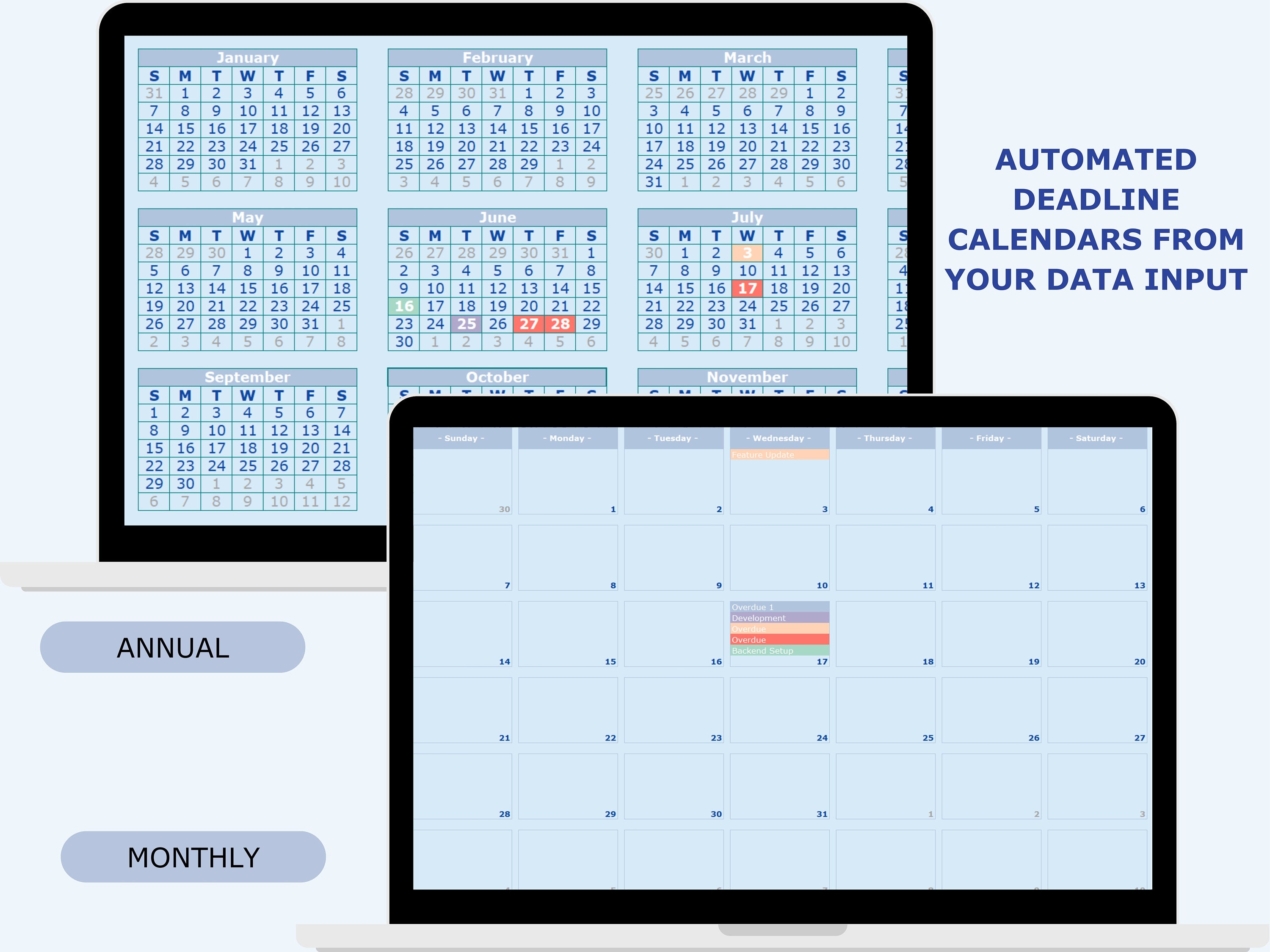 Project Management Dashboard: Automated Gantt Chart, Kanban Board ...