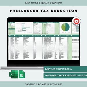 Monitoraggio delle detrazioni fiscali per freelance: ricevute dei clienti e categorie di spesa (Excel, Fogli Google)