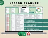 Teacher Lesson Plan Tracker | Classroom Planner (Excel & Google Sheets)