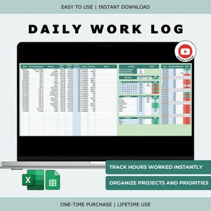 Journal de travail quotidien avec calcul automatique des heures Excel