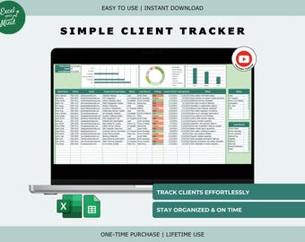 Kund- och leadspårare: Kontaktlogg, uppföljning, källöversikt (Excel, Google Sheets)