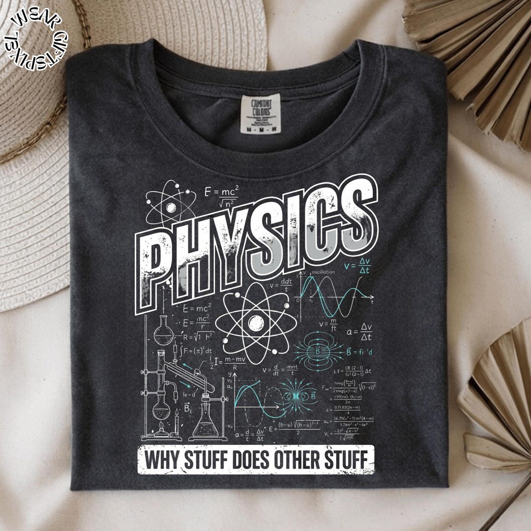 Mens Funny Physicist Cool Physics Lover Science Team Performance PNG ...