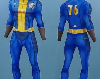 Cosplay di Fallout Vault, Costume di Fallout, Tuta di Fallout, Accessori per costumi di Fallout, Accessorio di gioco, Pigiami per coppie carine, Pigiami, Body