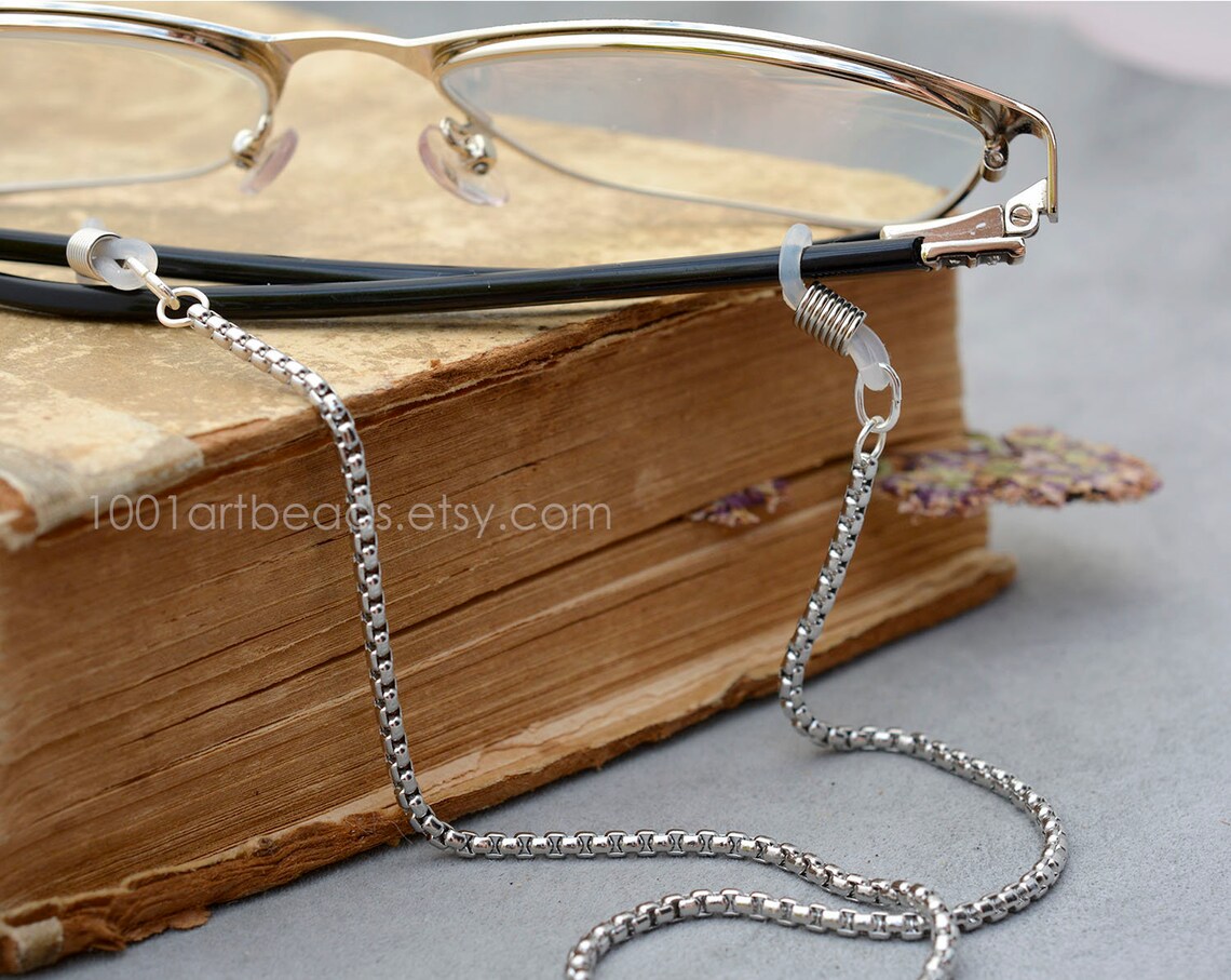 Minimalist Stainless Steel Eyeglass Chain for Men or Women Etsy