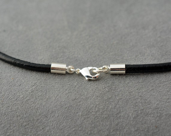 Unsex O Rng Black Genune Leather Choker Eyelet Neck Collar - Etsy