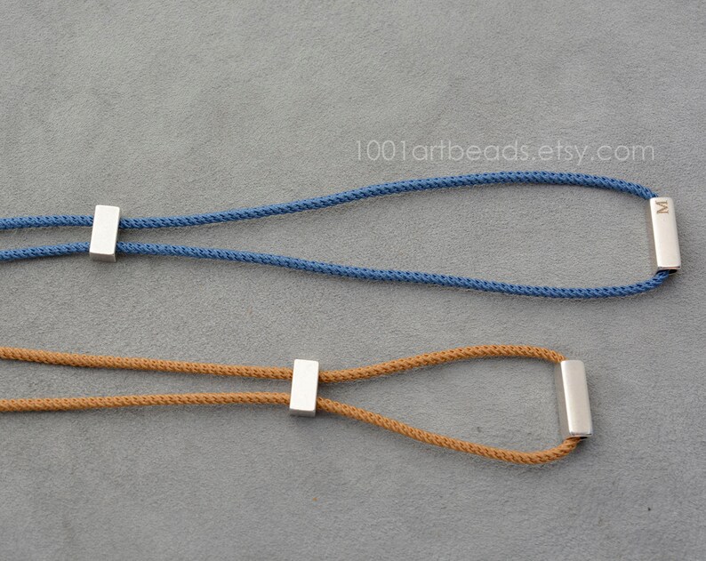 Personalized Custom Engraved Bracelet Thin string adjustable Etsy