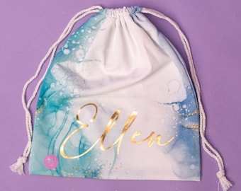 Teal grip bag personalized grip bag blue gymnastic gripbag custom bag for grip bag gymnastic turquoise gymnast grip bag customized team gift